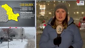 VIDEO Ninsori de cod galben în 14 județe! Mai multe zboruri au fost anulate